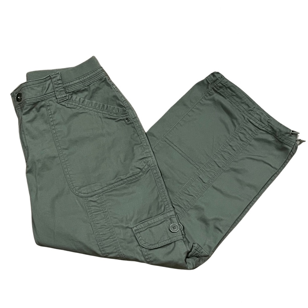 Style & Co Bungee-Hem Cargo Capri Pants - Size 10